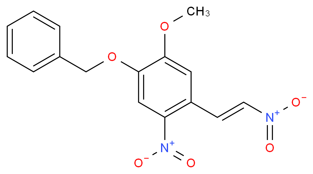 4-Benzyloxy-3-methoxy-6-β-dinitrostyrene_分子结构_CAS_2426-89-3)