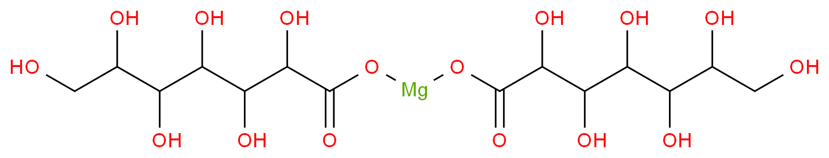 [(2,3,4,5,6,7-hexahydroxyheptanoyl)oxy]magnesio 2,3,4,5,6,7-hexahydroxyheptanoate_分子结构_CAS_68475-44-5