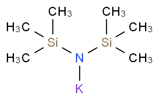 双(三甲基硅烷基)氨基钾_分子结构_CAS_40949-94-8)