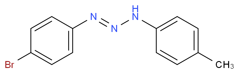 (1E)-1-(4-bromophenyl)-3-(4-methylphenyl)triaz-1-ene_分子结构_CAS_22715-74-8)