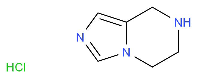 5,6,7,8-Tetrahydroimidazo[1,5-a]pyrazine hydrochloride_分子结构_CAS_601515-49-5)