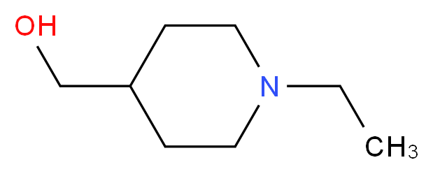 (1-Ethylpiperidin-4-yl)methanol_分子结构_CAS_90226-87-2)