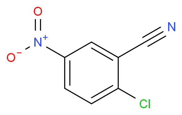 2-chloro-5-nitrobenzonitrile_分子结构_CAS_16588-02-6