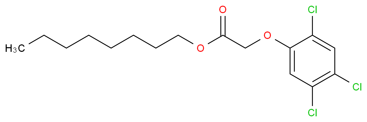 2,4,5-T-1-辛酯_分子结构_CAS_2630-15-1)