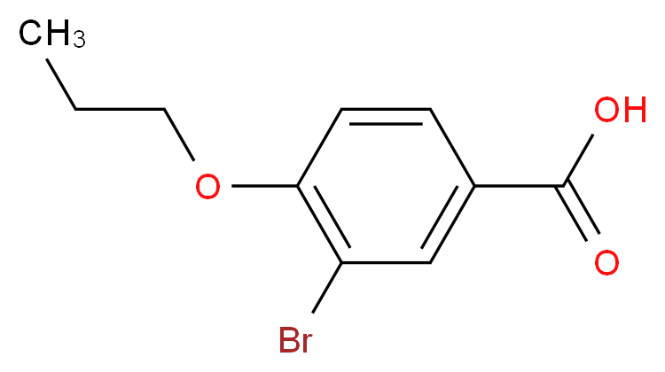 3-Bromo-4-propoxybenzoic acid_分子结构_CAS_849509-45-1)