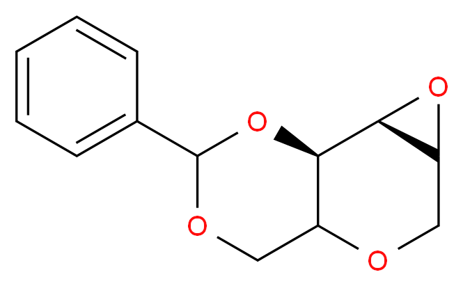 1,5:2,3-Dianhydro-4,6-O-benzylidene-D-allitol_分子结构_CAS_109428-30-0)