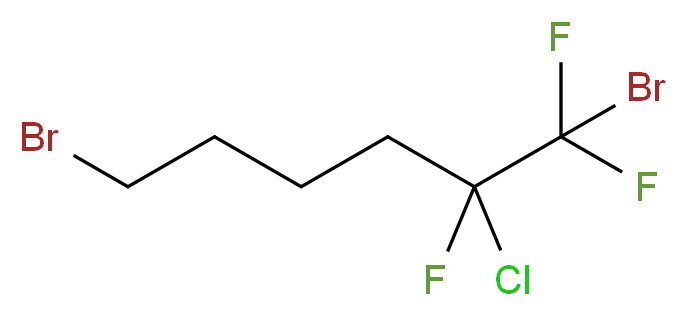 1,6-dibromo-2-chloro-1,1,2-trifluorohexane_分子结构_CAS_126828-28-2