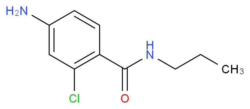 4-amino-2-chloro-N-propylbenzamide_分子结构_CAS_)