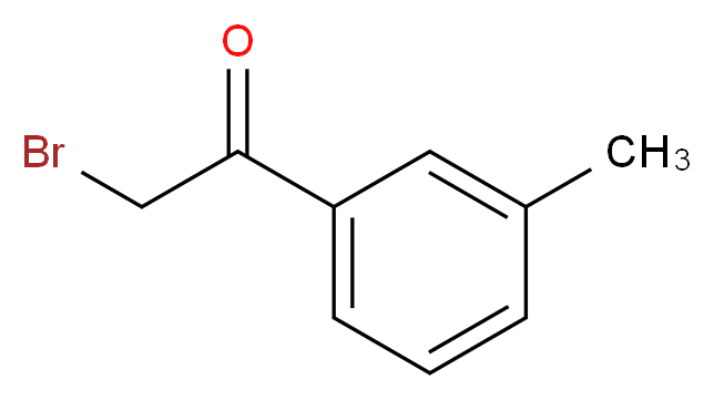 2-Bromo-1-(m-tolyl)ethanone_分子结构_CAS_51012-64-7)