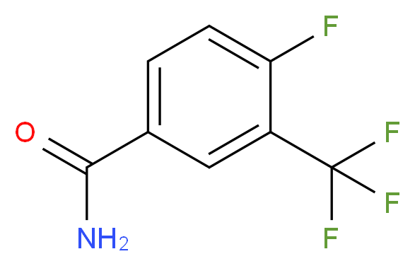 4-Fluoro-3-(trifluoromethyl)benzamide_分子结构_CAS_67515-57-5)