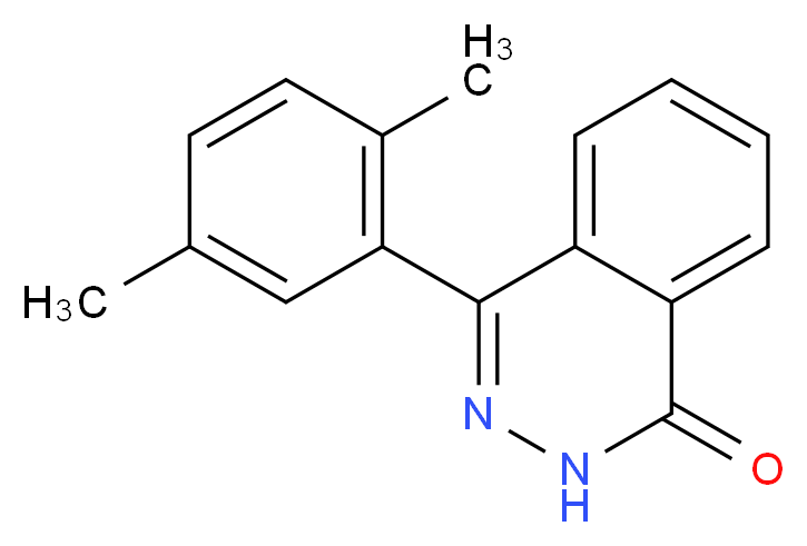 4-(2,5-dimethylphenyl)-1,2-dihydrophthalazin-1-one_分子结构_CAS_93517-76-1