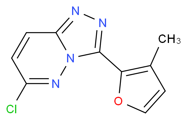 6-chloro-3-(3-methylfuran-2-yl)-[1,2,4]triazolo[4,3-b]pyridazine_分子结构_CAS_)