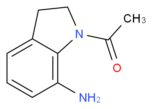 1-Acetyl-7-aminoindoline_分子结构_CAS_51501-31-6)