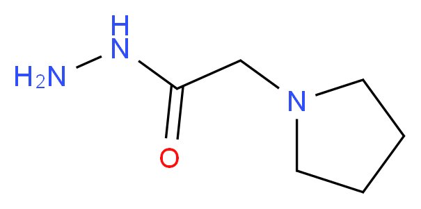 2-(1-pyrrolidinyl)acetohydrazide_分子结构_CAS_7171-96-2)