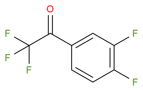 2,2,2,3',4'-Pentafluoroacetophenone_分子结构_CAS_)