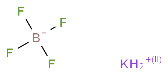 potassium tetrafluoroboranuide_分子结构_CAS_14075-53-7