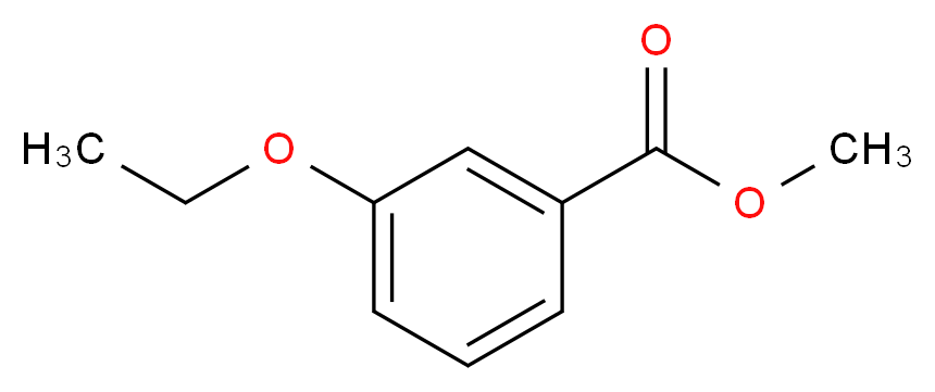 3-乙氧基苯甲酸甲酯_分子结构_CAS_108593-47-1)