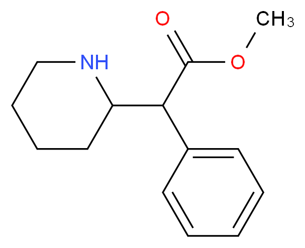 Methylphenidate_分子结构_CAS_113-45-1)