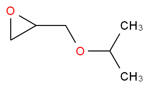 2-[(propan-2-yloxy)methyl]oxirane_分子结构_CAS_4016-14-2