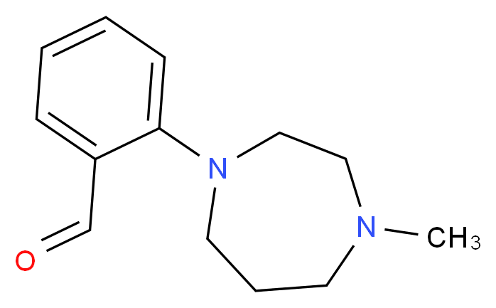 2-(4-methylperhydro-1,4-diazepin-1-yl)benzaldehyde_分子结构_CAS_865203-78-7)