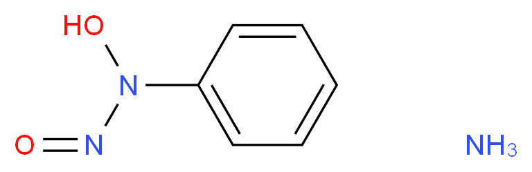 N-nitroso-N-phenylhydroxylamine amine_分子结构_CAS_135-20-6