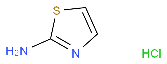 Thiazol-2-amine hydrochloride_分子结构_CAS_6142-05-8)