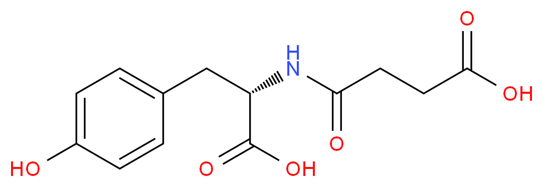 N-Succinyl-L-tyrosine_分子结构_CAS_374816-32-7)