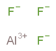 aluminium(3+) ion trifluoride_分子结构_CAS_32287-65-3