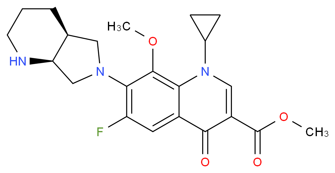 Moxifloxacin Methyl Ester_分子结构_CAS_721970-35-0)