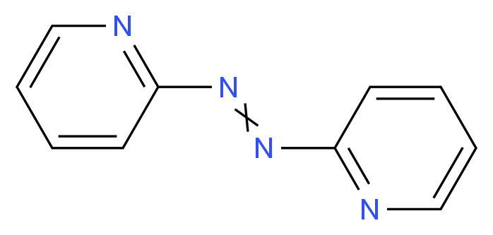 Pyridine, 2,2'-(1,2-diazenediyl)bis-_分子结构_CAS_2633-03-6)