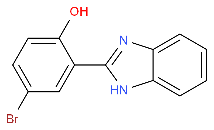 2-(1H-1,3-benzodiazol-2-yl)-4-bromophenol_分子结构_CAS_62871-28-7