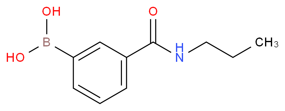 3-(N-Propylaminocarbonyl)benzeneboronic acid 95%_分子结构_CAS_850567-22-5)