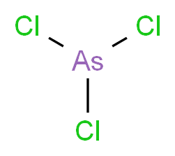trichloroarsane_分子结构_CAS_7784-34-1
