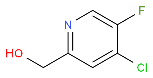 4-Chloro-5-fluoro-2-(hydroxymethyl)pyridine_分子结构_CAS_113209-90-8)