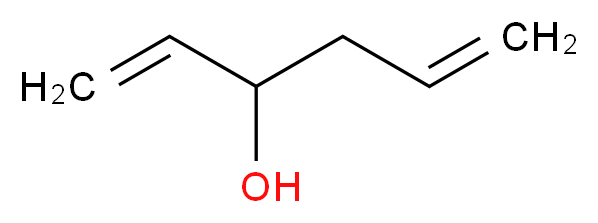 hexa-1,5-dien-3-ol_分子结构_CAS_924-41-4