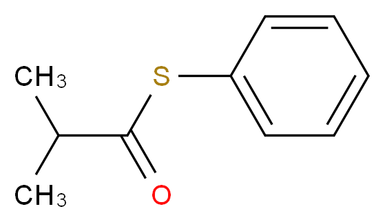 2-methyl-1-(phenylsulfanyl)propan-1-one_分子结构_CAS_58443-71-3