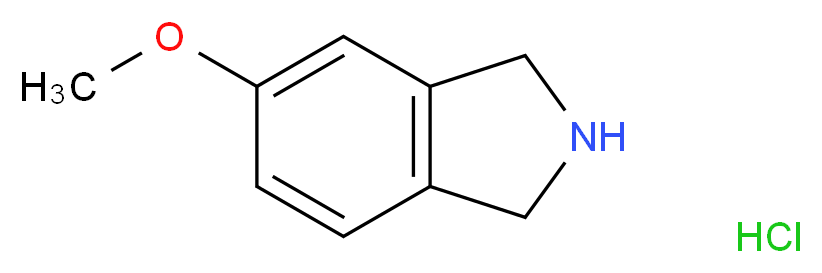 5-Methoxyisoindoline hydrochloride_分子结构_CAS_1159822-61-3)