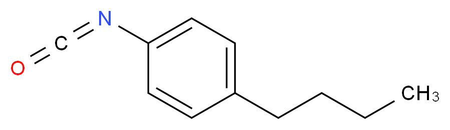 4-n-BUTYLPHENYLISOCYANATE_分子结构_CAS_69342-47-8)
