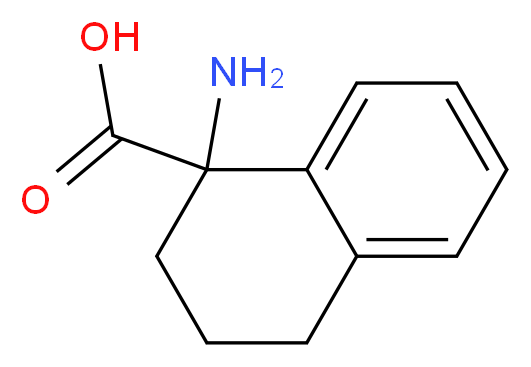 1-amino-1,2,3,4-tetrahydronaphthalene-1-carboxylic acid_分子结构_CAS_30265-11-3