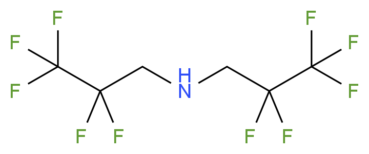 Bis(2,2,3,3,3-pentafluoropropyl)amine (97% min)_分子结构_CAS_)
