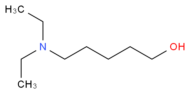 5-(Diethylamino)pentyl alcohol_分子结构_CAS_2683-57-0)