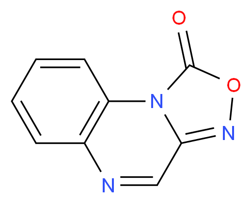 1H-[1,2,4]oxadiazolo[4,3-a]quinoxalin-1-one_分子结构_CAS_41443-28-1