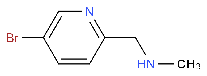 5-Bromo-2-[(methylamino)methyl]pyridine 95%_分子结构_CAS_915707-70-9)