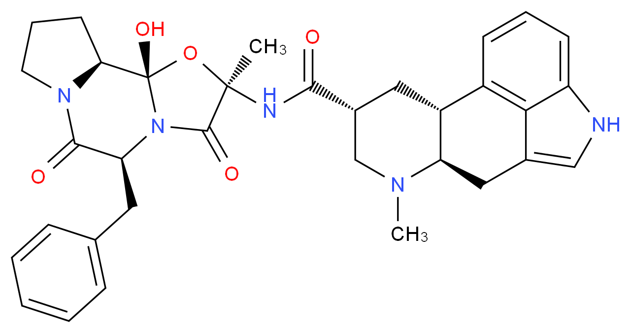 Dihydroergotamine_分子结构_CAS_6190-39-2)