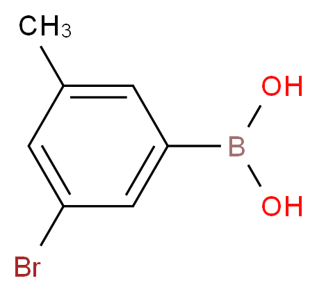 (3-bromo-5-methylphenyl)boronic acid_分子结构_CAS_849062-36-8