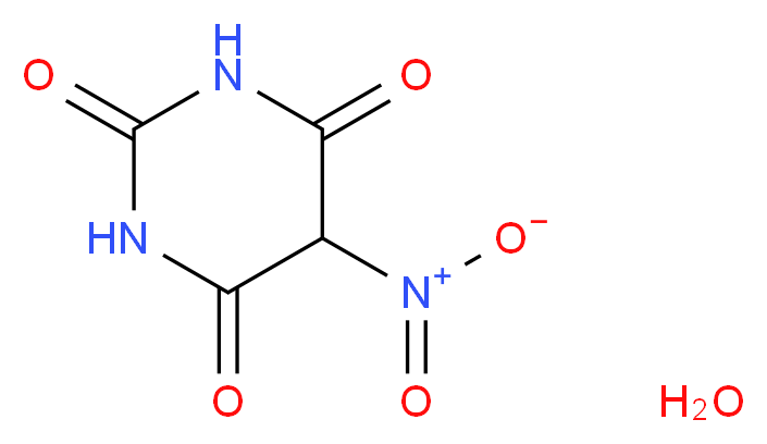 5-Nitropyrimidine-2,4,6(1H,3H,5H)-trione xhydrate_分子结构_CAS_209529-81-7)