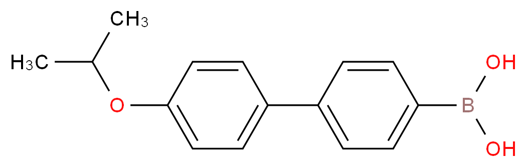 4-(4'-ISOPROPOXYPHENYL)PHENYLBORONIC ACID_分子结构_CAS_870717-98-9)