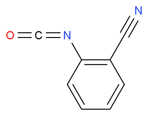 2-Isocyanatobenzonitrile_分子结构_CAS_42066-86-4)