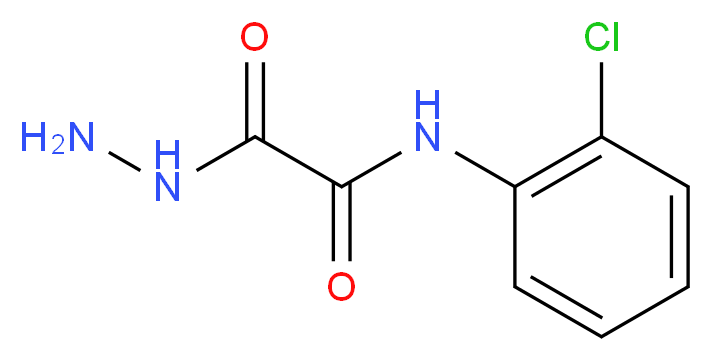 N-(2-Chlorophenyl)-2-hydrazino-2-oxoacetamide_分子结构_CAS_)
