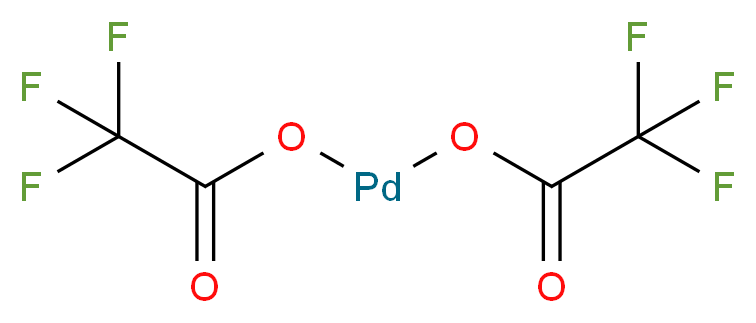 Palladium(II) trifluoroacetate 98%_分子结构_CAS_42196-31-6)